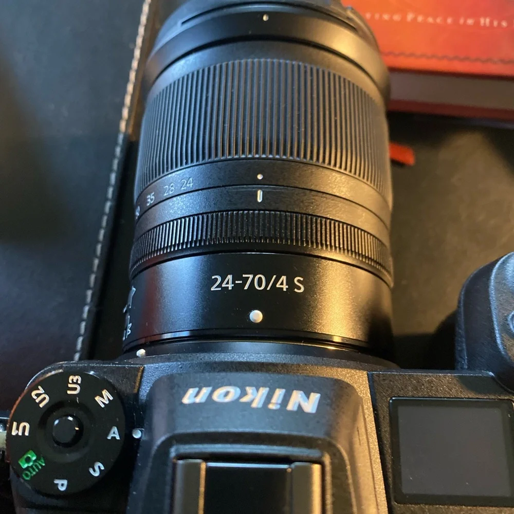 Nikon Z6 camera with 24-70/4S lens